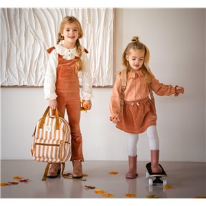 Plecak dla dzieci L Stripe Frenzy Brown KIDZROOM