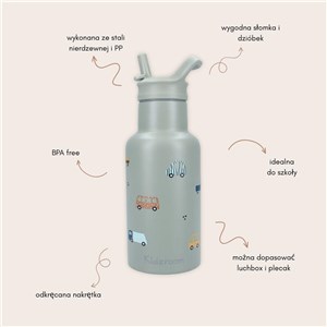 Butelka bidon 350 ml KIDZROOM Sweet Cars