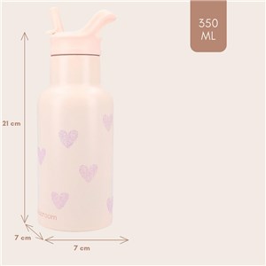 Butelka bidon 350 ml KIDZROOM Magical Heart