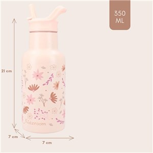 Butelka bidon 350 ml KIDZROOM Memories Flowers