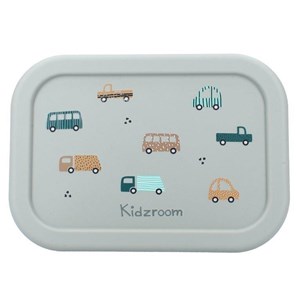 Lunchbox pojemnik silikon KIDZROOM Sweet Cars