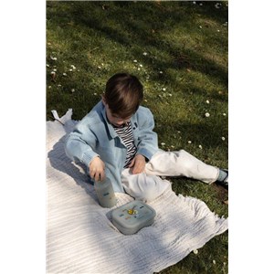 Lunchbox pojemnik silikon KIDZROOM Sweet Cars