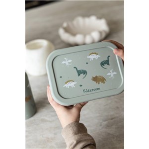 Lunchbox pojemnik silikon KIDZROOM Small Dino