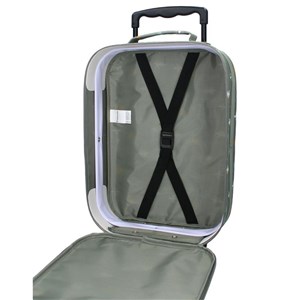 Walizka dla dzieci KIDZROOM Small Dino Green