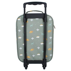 Walizka dla dzieci KIDZROOM Small Dino Green