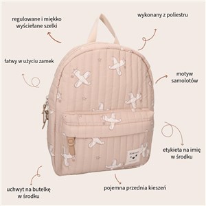 Plecak dla dzieci Wonderful Worlds Beige KIDZROOM