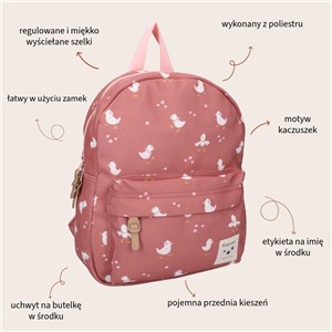 Plecak dla dzieci Little Story Brown KIDZROOM