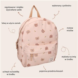 Plecak dla dzieci Little Story Beige KIDZROOM