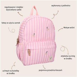 Plecak dla dzieci L Nostalgia pink KIDZROOM