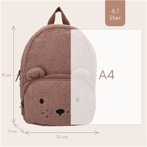 Plecak dla dzieci Comfort FriendsTeddy Bear brown - zdjęcie 6