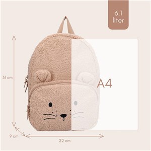 Plecak dla dzieci Comfort Friends Mouse beige - zdjęcie 6