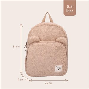 Plecak dla dzieci Beary Excited Beige KIDZROOM - zdjęcie 6