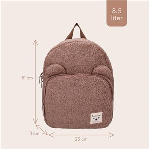 Plecak dla dzieci Beary Excited Brown KIDZROOM - zdjęcie 6