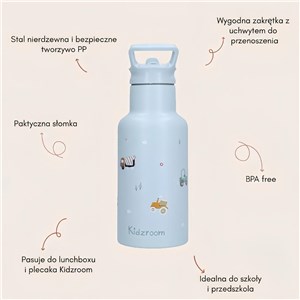 Butelka bidon 350 ml KIDZROOM Little Story Blue - zdjęcie 11