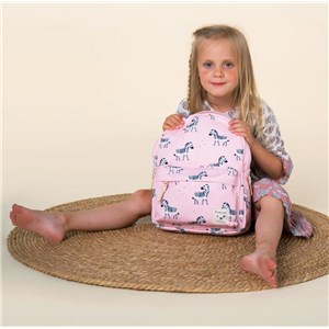 Plecak dla dzieci To The Zoo Zebra Pink KIDZROOM