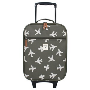 Walizka dla dzieci KIDZROOM Airplane khaki