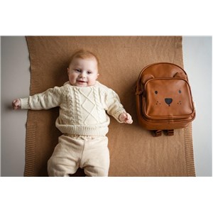 Plecak dla dzieci Beary Excited cognac KIDZROOM