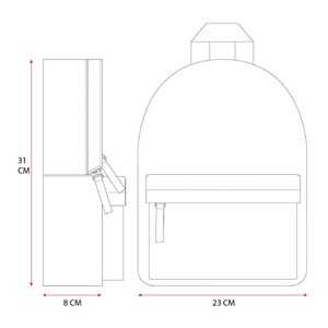 Plecak dla dzieci Paris Growl peach KIDZROOM