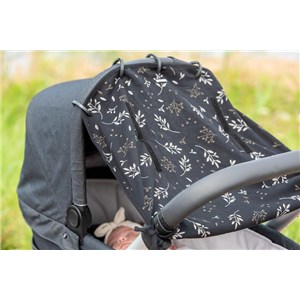 Uniwersalna osłonka do wózka i fotelika Leaves Bla