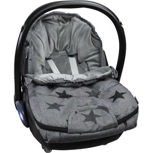 Śpiworek do fotelika 0-9m Grey Stars