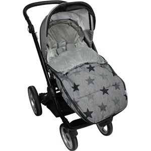 Śpiworek do wózka 6-36m Grey Stars