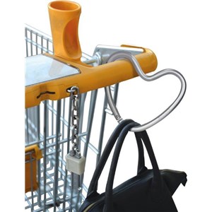 Hak/zaczep do wózka serce Matt Silver