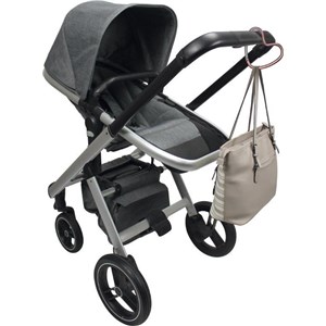 Hak/zaczep do wózka serce Matt Pink