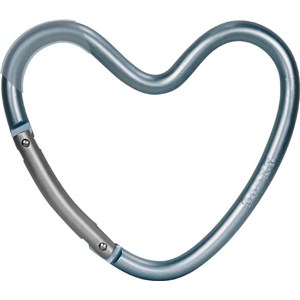 Hak/zaczep do wózka serce Matt Blue