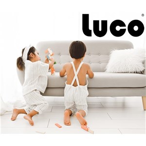 Klocki konstrukcyjne z kółkami LUCO LARGE 36 szt