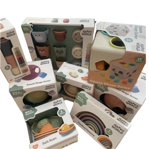 Tęcza do układania BIOplastik Happy World 12 m+