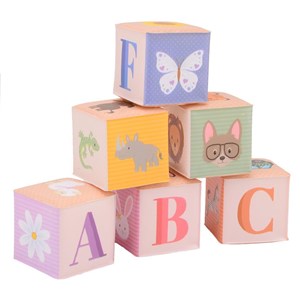 Miękkie kostki do kąpieli i zabawy Happy World 0m+