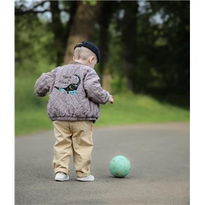 Piłka z imitacji skóry Safari mint Happy World