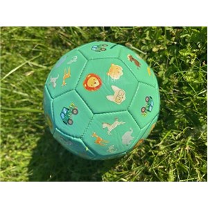Piłka z imitacji skóry Safari mint Happy World