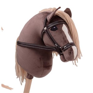 Holly Hobby Horse koń DELUXE na kiju 80cm braun
