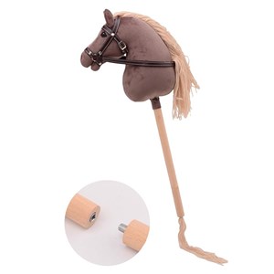 Holly Hobby Horse koń DELUXE na kiju 80cm braun