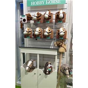 Holly Hobby Horse koń LUX na kiju dźwięk 80cmTaupe