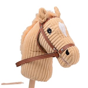 Holly Hobby Horse koń LUX na kiju dźwięk 80cmBeige