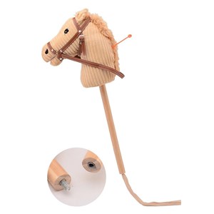Holly Hobby Horse koń LUX na kiju dźwięk 80cmBeige