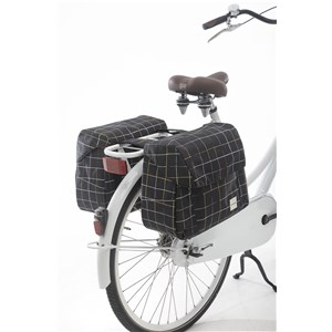 Check Joli Double torba rowerowa Black