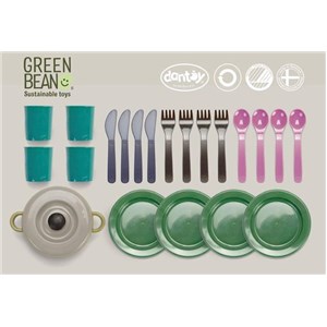 GREEN BEAN Zestaw obiadowy z recyklingu