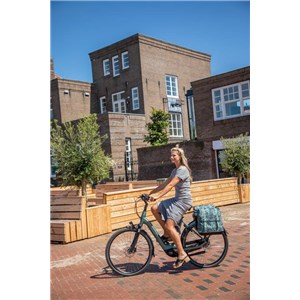 Bamboo Alba Double torba rowerowa green