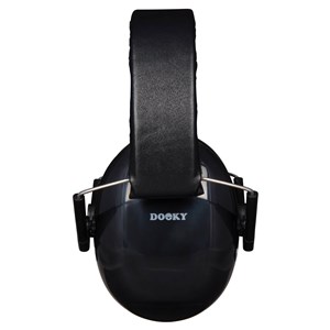 Słuchawki ochronne DOOKY Junior black 3+ (5-16l)
