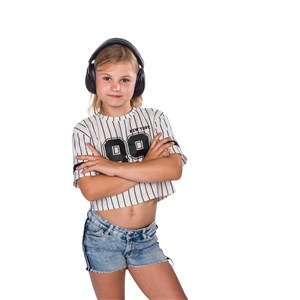 Słuchawki ochronne DOOKY Junior black 3+ (5-16l)