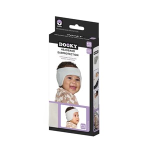 Słuchawki ochronne opaska DOOKY 6-12m Grey