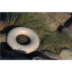 Koło do pływania Ocean Print Oyster Grey