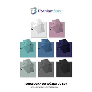 PARASOL uniwersalny TB UV 50+ Black