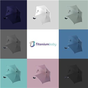 PARASOL uniwersalny TB UV 50+ Mid Grey