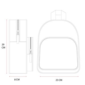 Plecak dla dzieci PRET Happy Dino blue