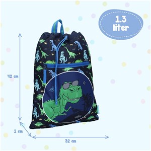 Worek plecak PRET Happy Dino blue