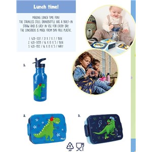 Lunch box PRET Dragon Navy